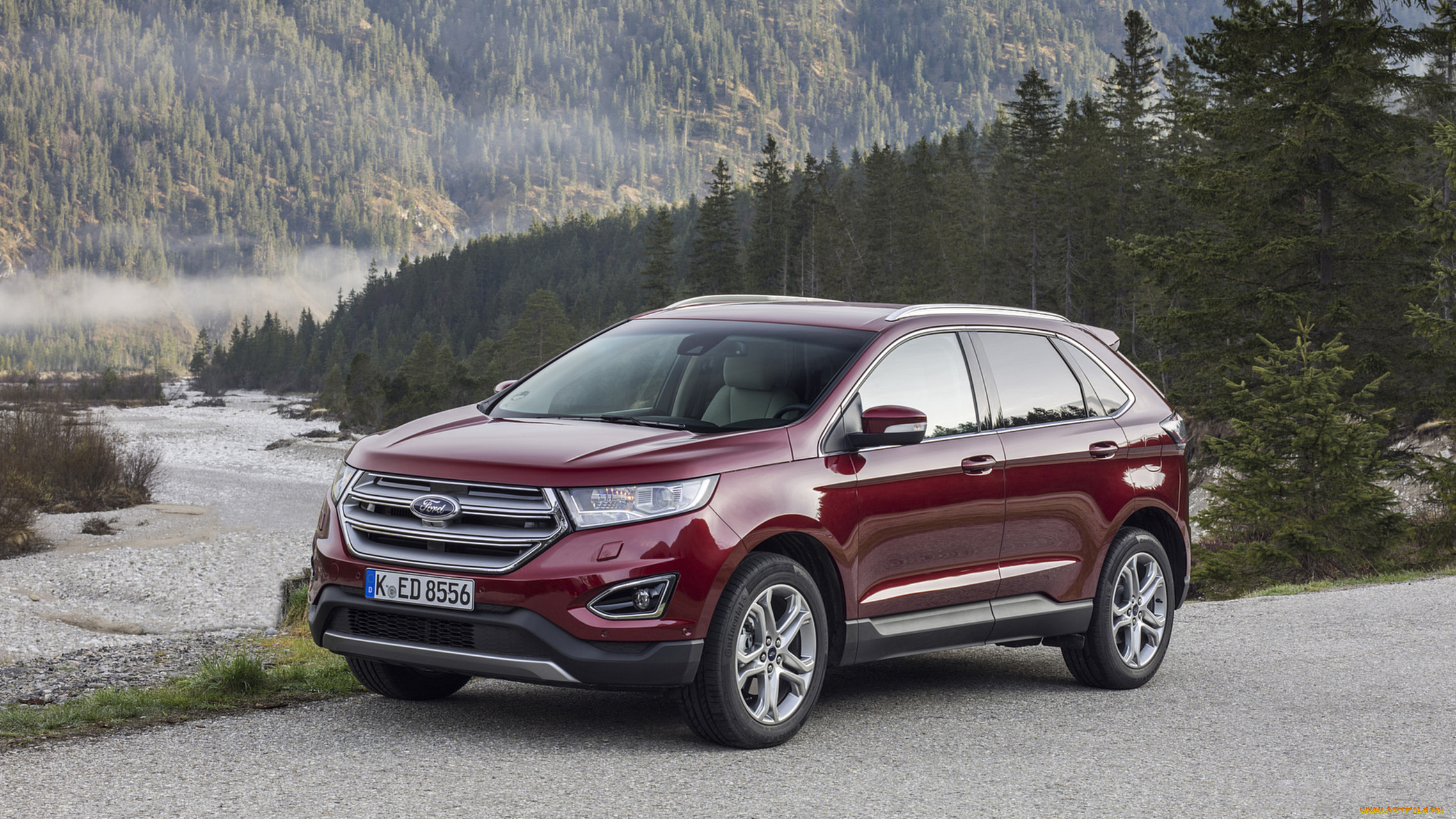 ford edge 2017, , ford, edge, 2017, red